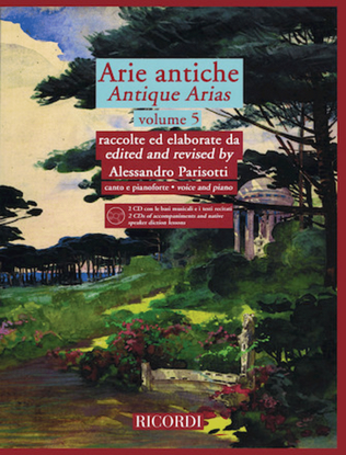 Book cover for Arie Antiche, Vol. 5