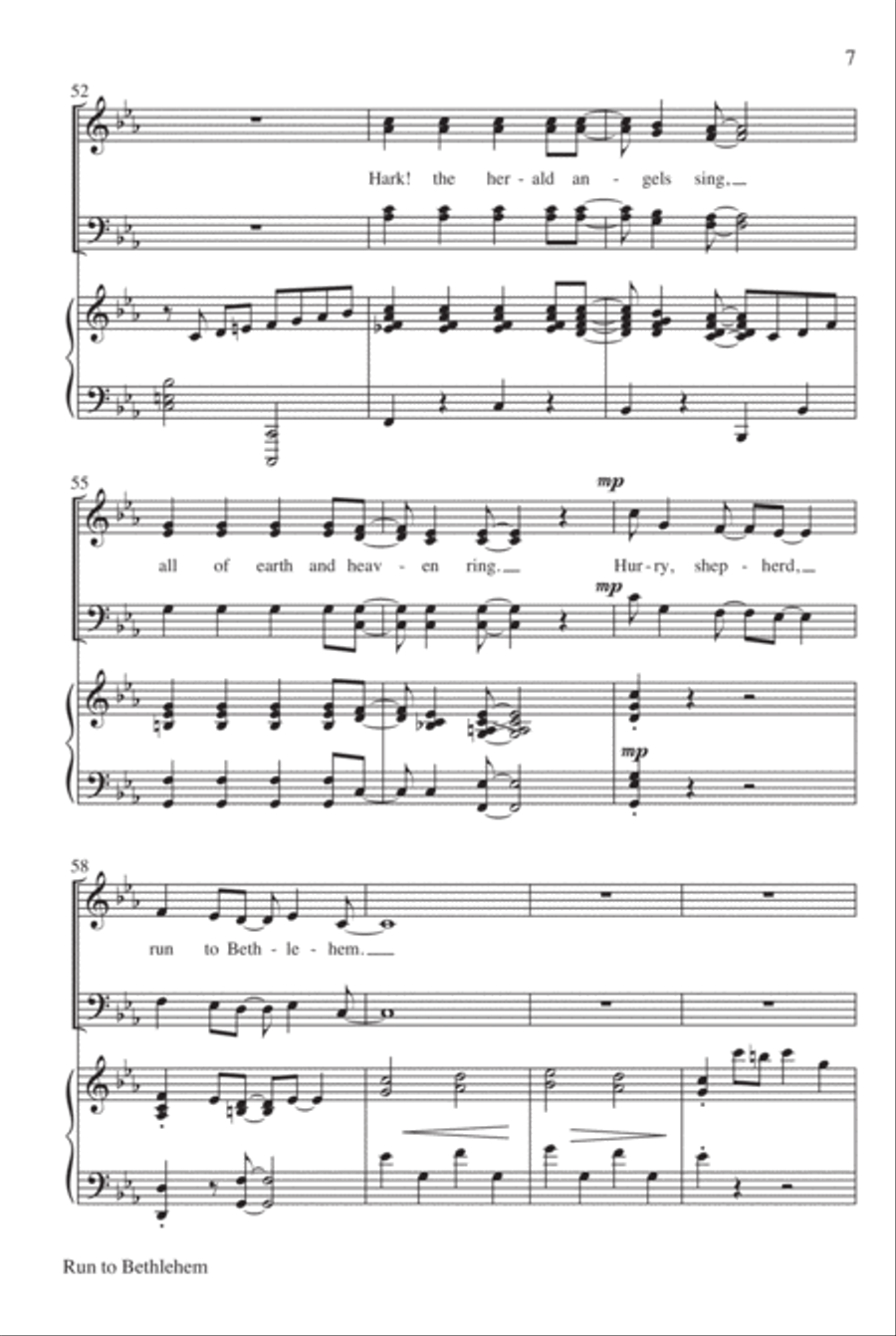 Run to Bethlehem Run to Bethlehem 4-Part scores gallery preview page 8