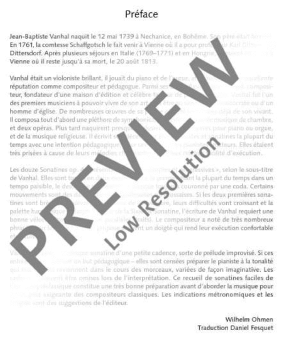 12 Easy and progressive Sonatinas Piano Solo scores gallery preview page 5