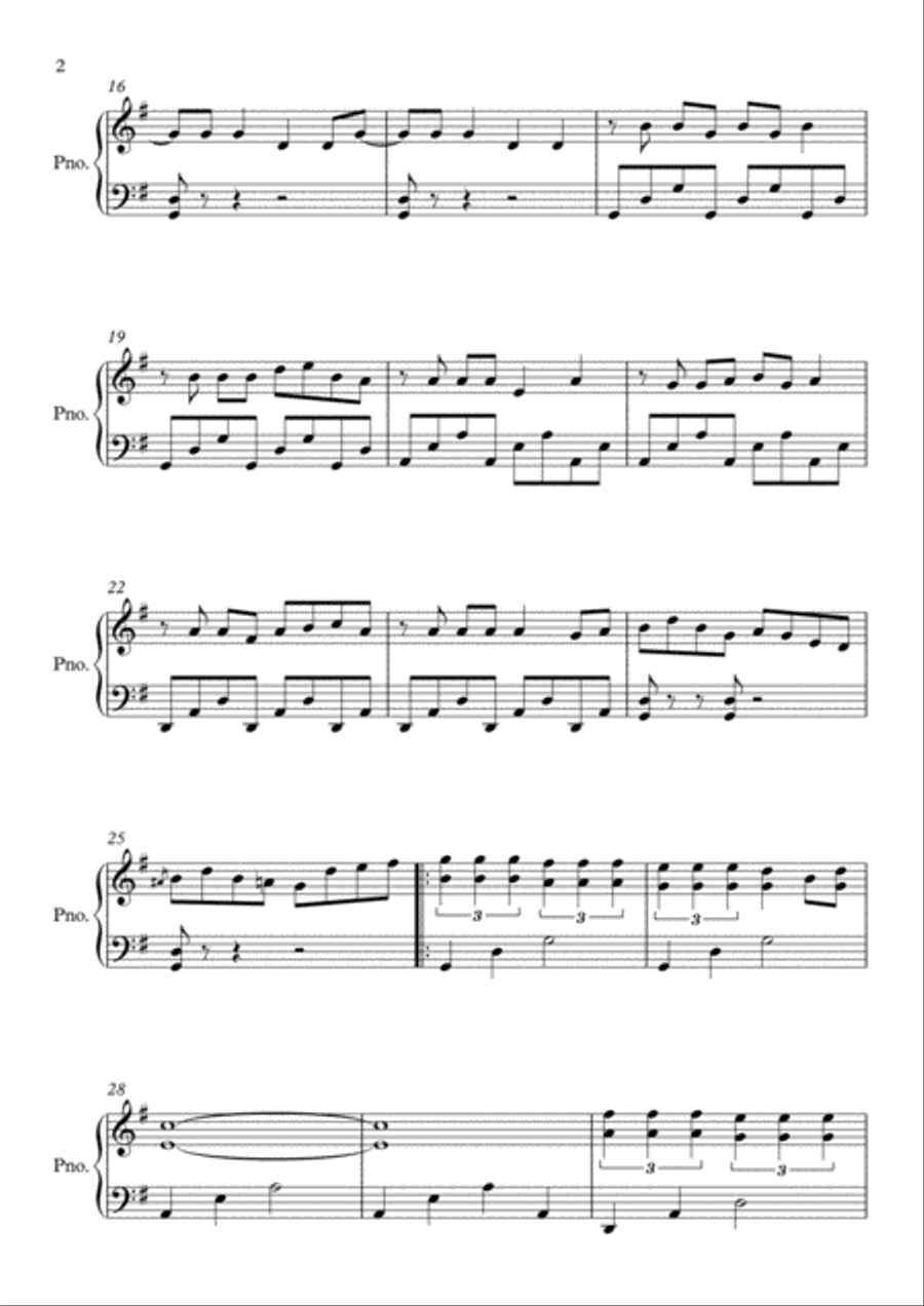 All About That Bass All About That Bass Piano Solo scores gallery preview page 2