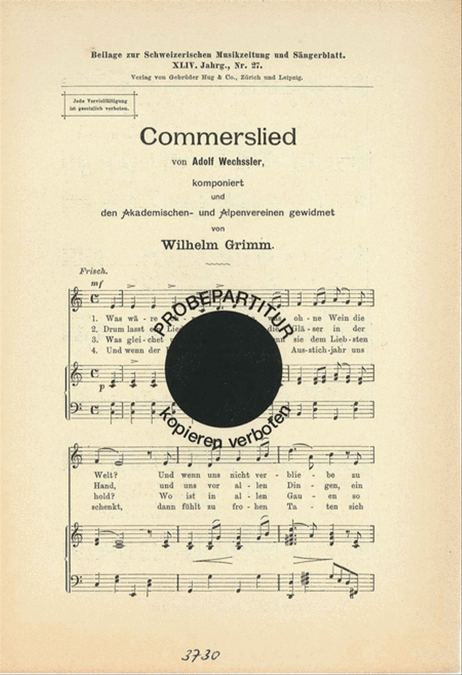 Commerslied Voice scores gallery preview page 1
