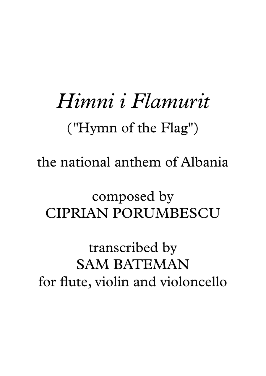 Himni i Flamurit Small Ensemble scores gallery preview page 1