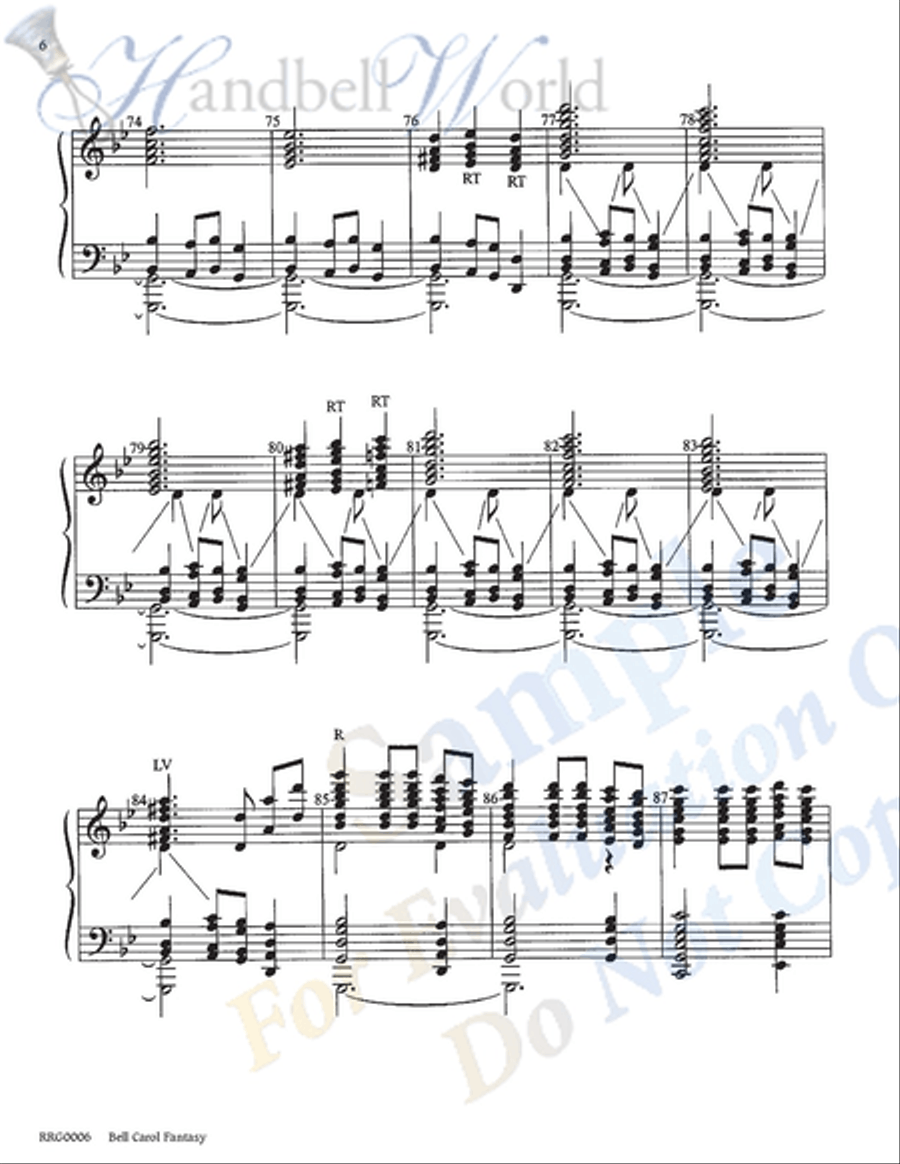 Bell Carol Fantasy Bell Carol Fantasy 5-Octaves scores gallery preview page 5