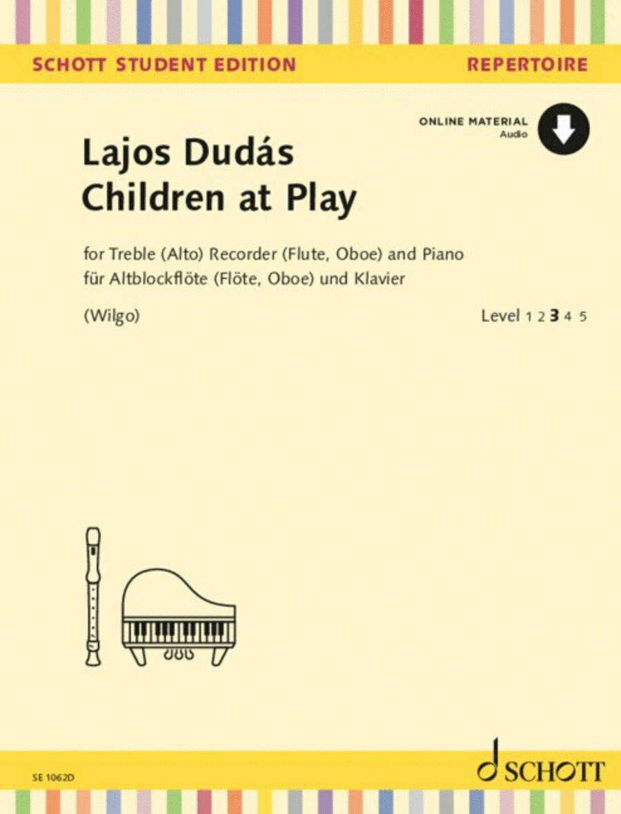 Children at Play Flute scores gallery preview page 1