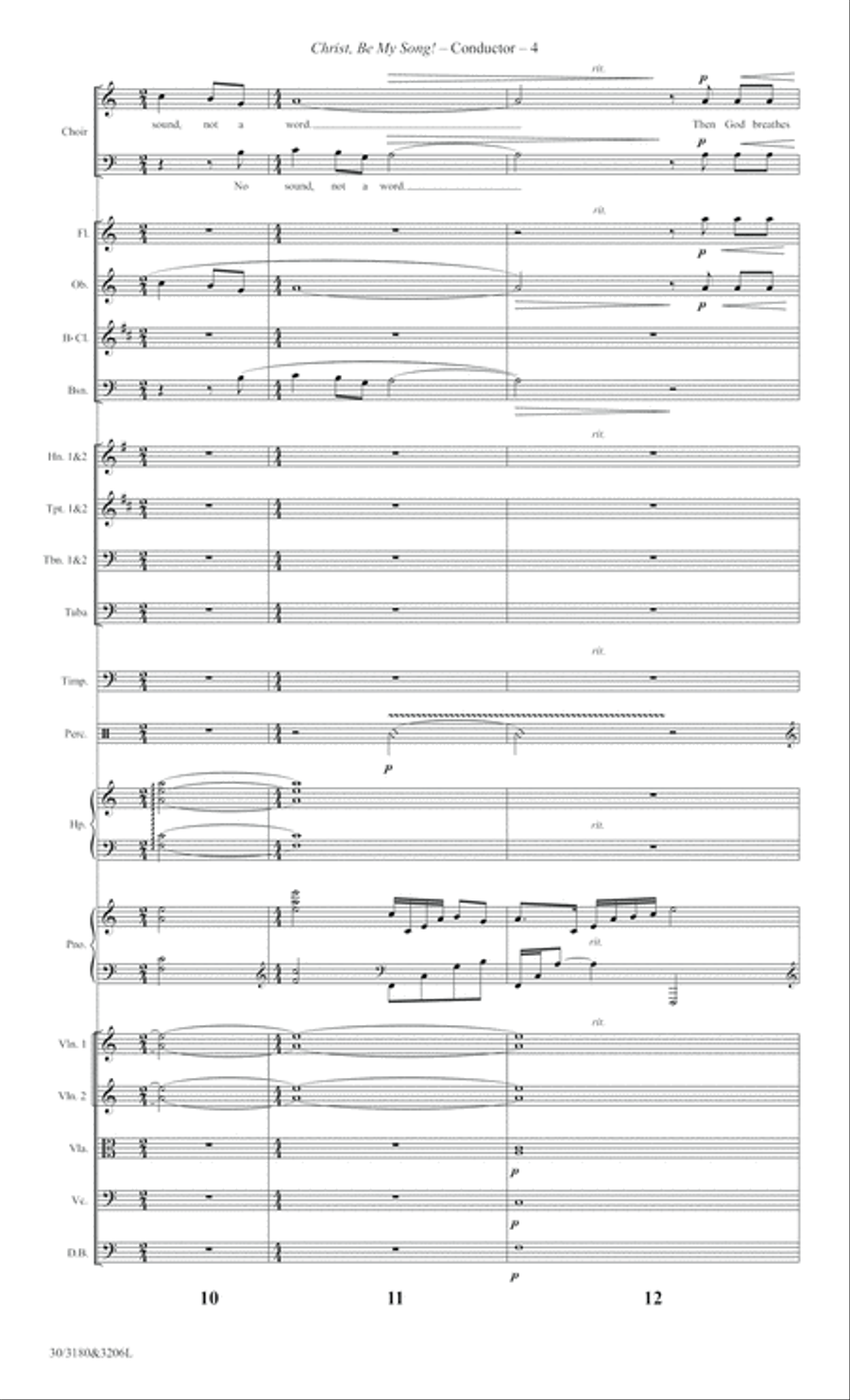 Christ, Be My Song! - Orchestral Score Full Orchestra scores gallery preview page 6