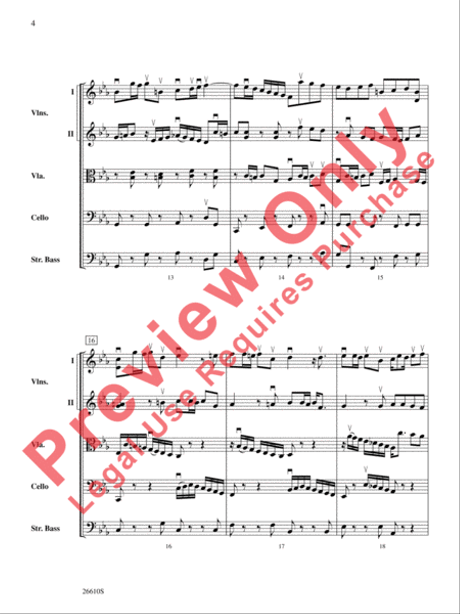 Bach's Lunch Bach's Lunch String Orchestra scores gallery preview page 5