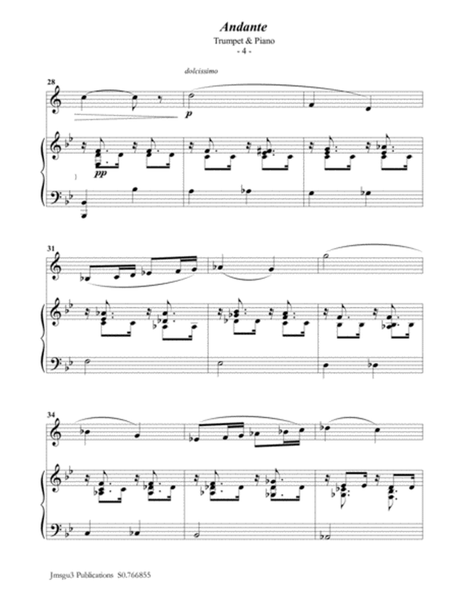 Fauré: Andante Op. 75 for Trumpet & Piano image number null