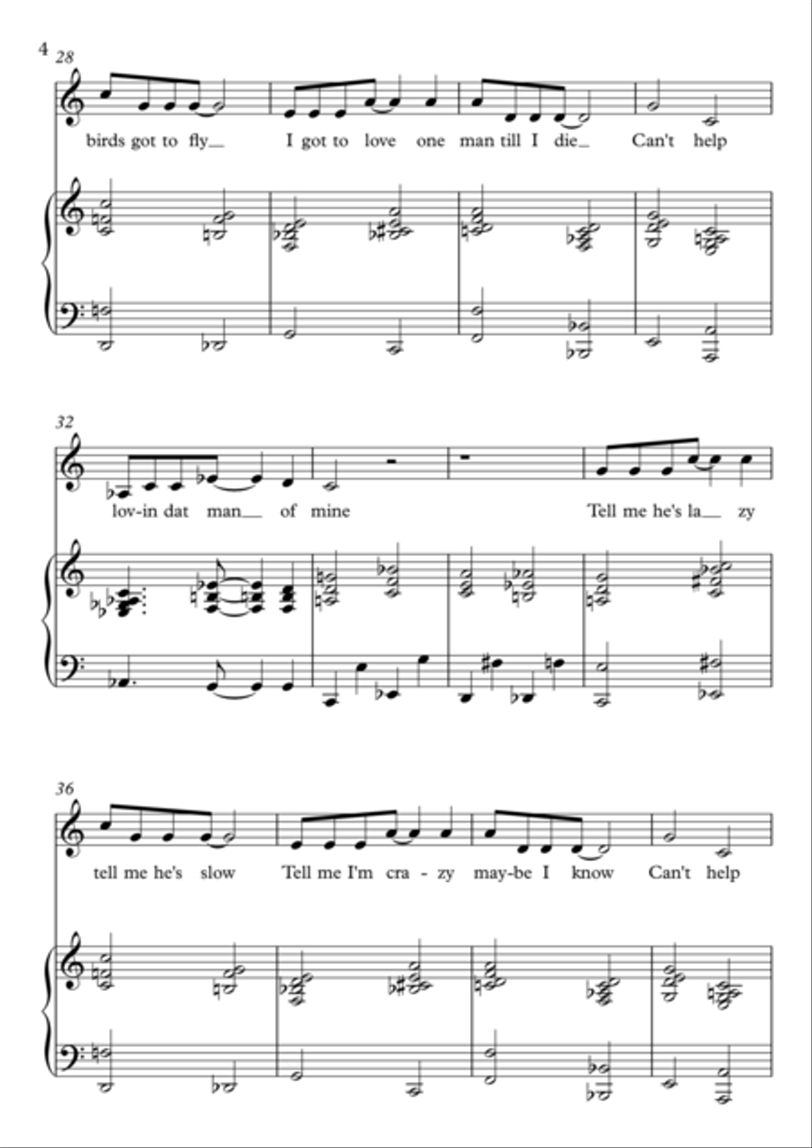 Can't Help Lovin' Dat Man Voice scores gallery preview page 4