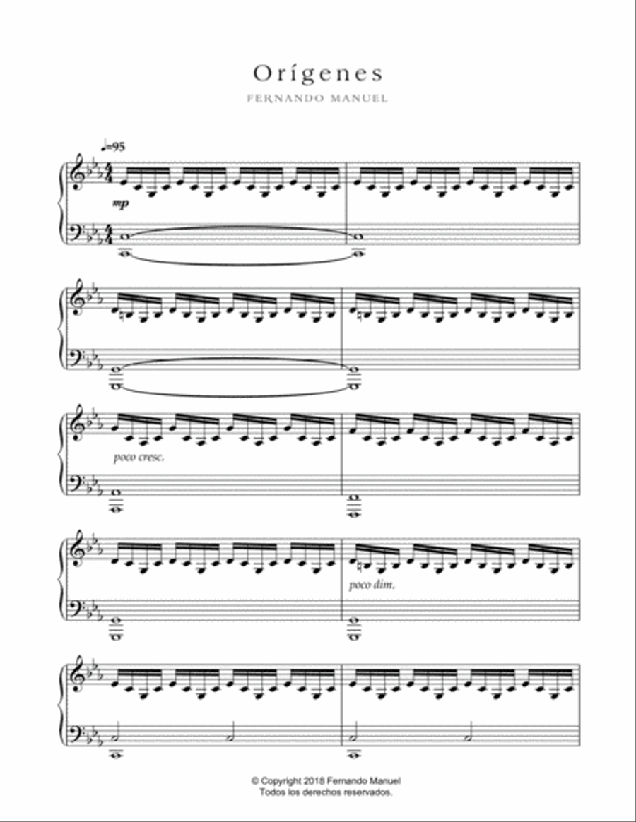 Orígenes (piano + cello) Orígenes (piano + cello) Cello scores gallery preview page 3