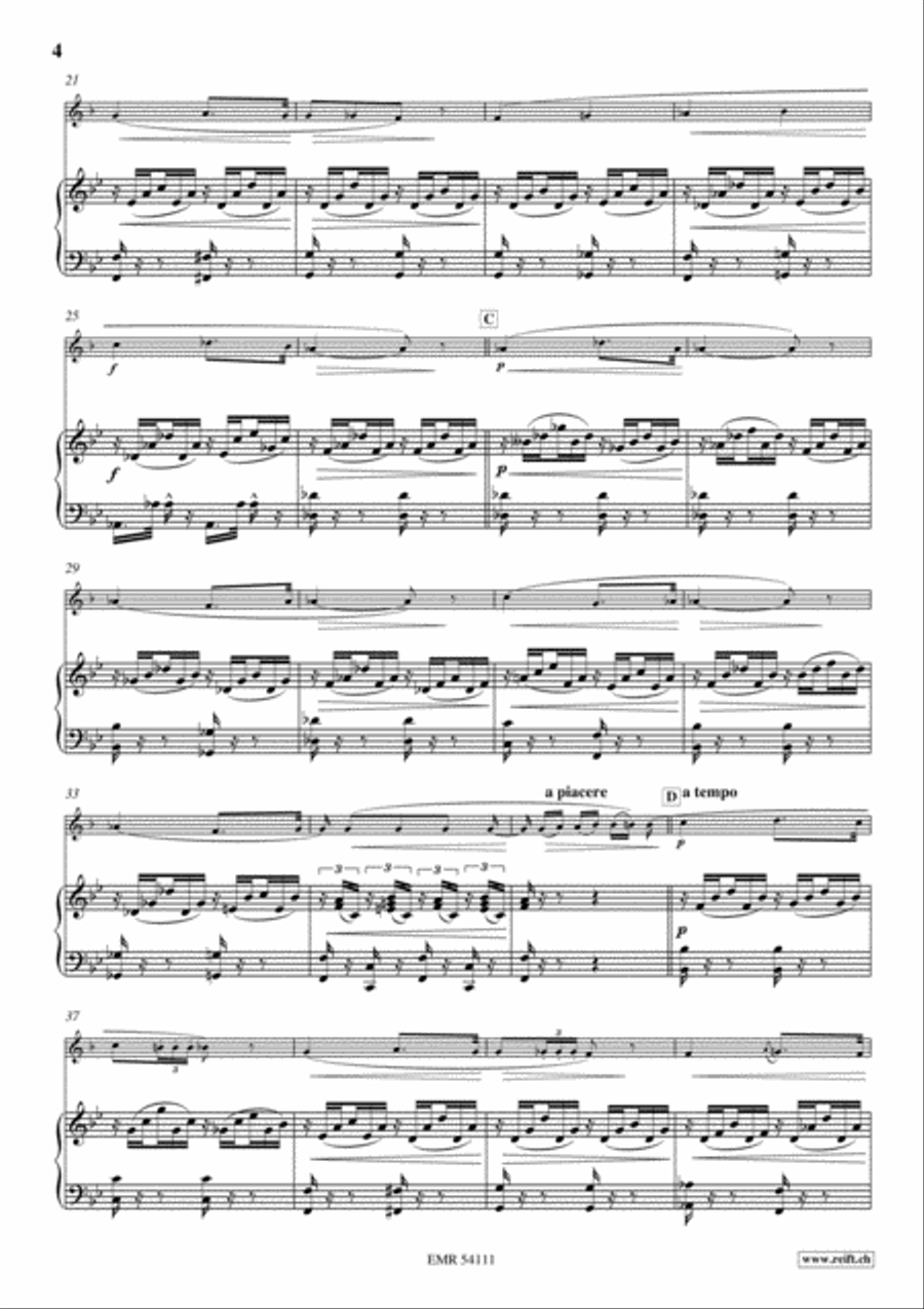 Prelude, Theme and Variations Horn scores gallery preview page 5