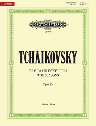Book cover for The Seasons op. 37bis (37a) for Piano