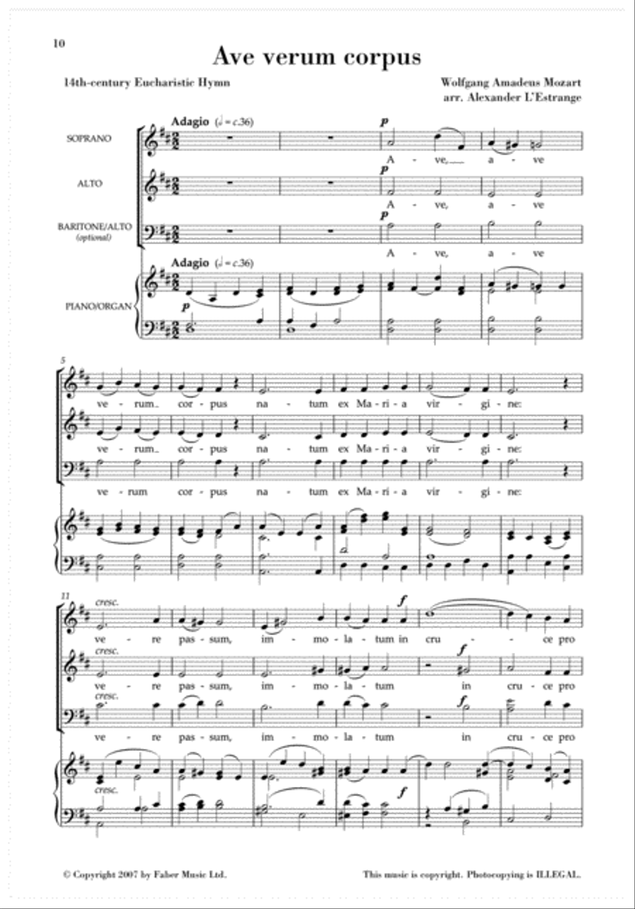 Music for Special Occasions - Sacred (SAB) SA scores gallery preview page 4
