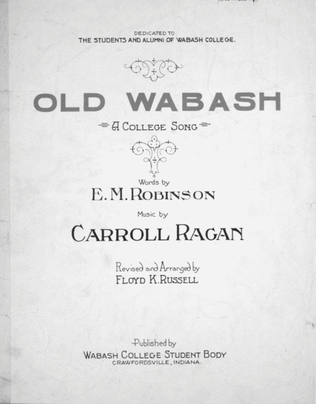 Old Wabash. A College Song