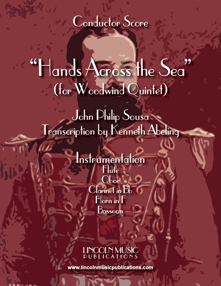 March - Hands Across the Sea (for Woodwind Quintet) Woodwind Quintet scores gallery preview page 1