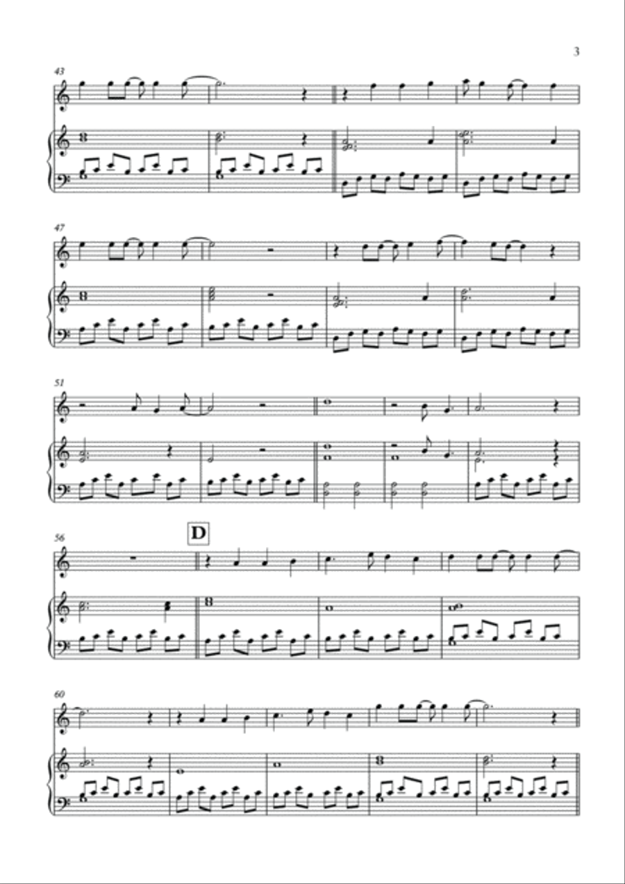 Summer Wine Flute Solo scores gallery preview page 4
