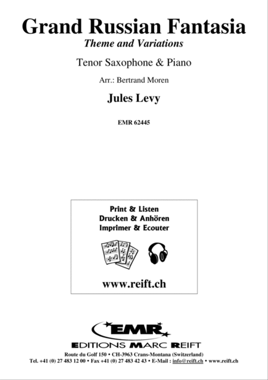 Grand Russian Fantasia Grand Russian Fantasia Tenor Saxophone scores gallery preview page 2