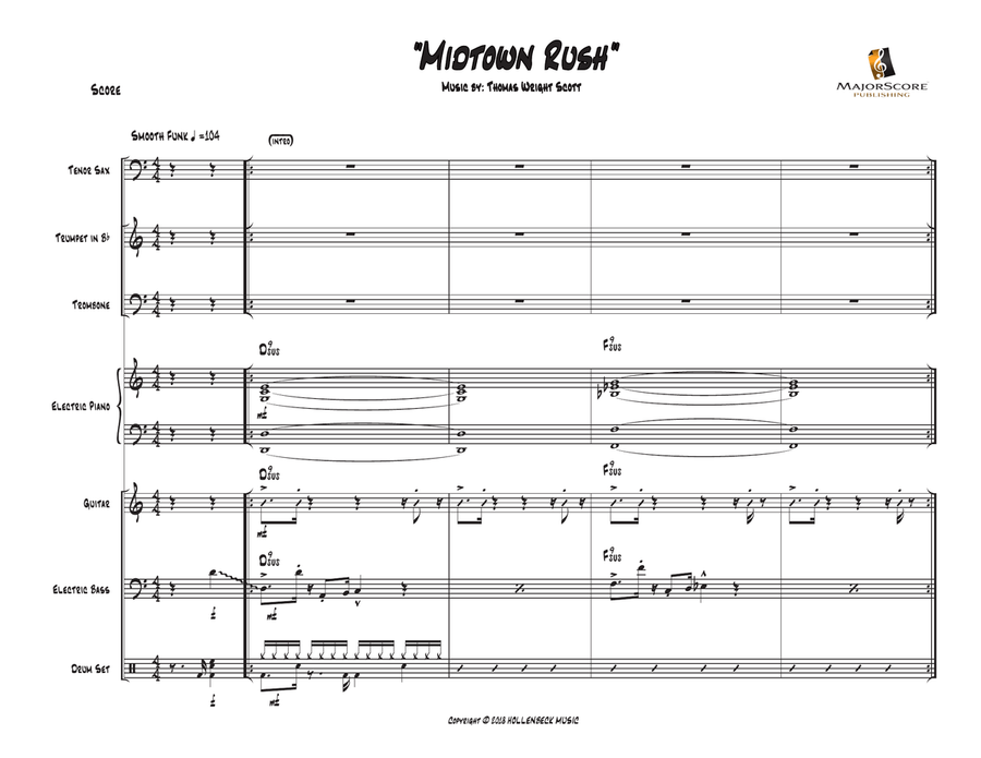 Midtown Rush Jazz Ensemble scores gallery preview page 2