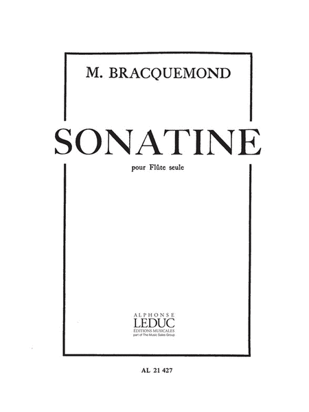 Sonatine (flute Solo)