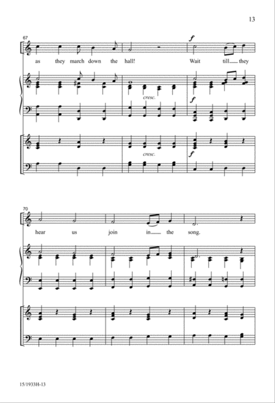 Classical Boomwhackers Unison Choir scores gallery preview page 13