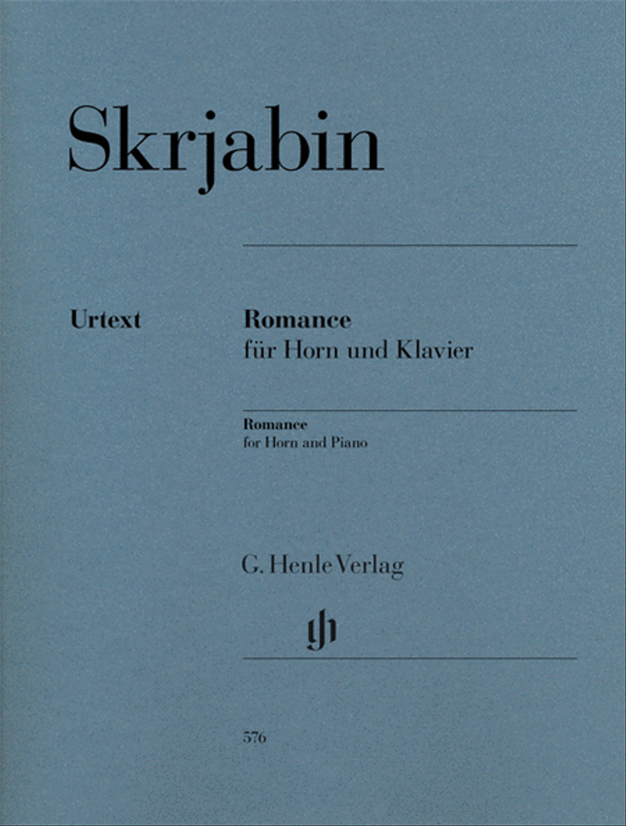 Romance for Horn and Piano Horn scores gallery preview page 1
