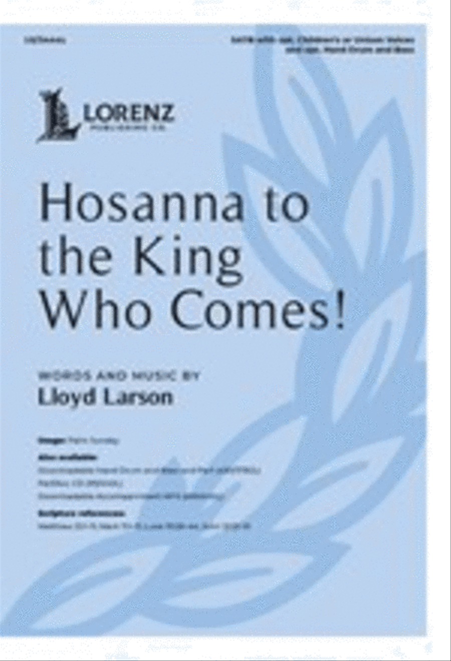 Hosanna to the King Who Comes! 4-Part scores gallery preview page 1