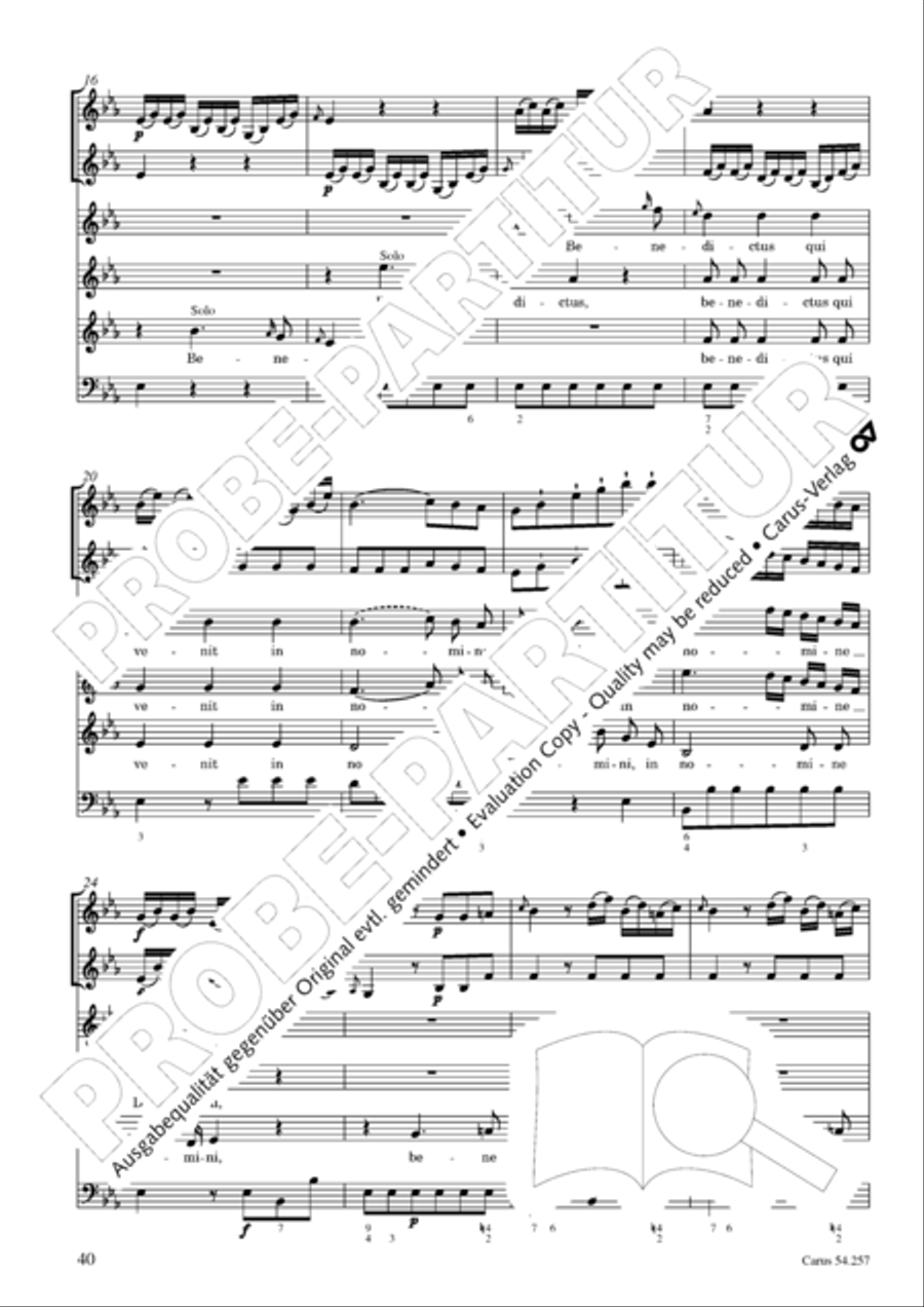 Missa Sancti Aloysii SSA scores gallery preview page 41