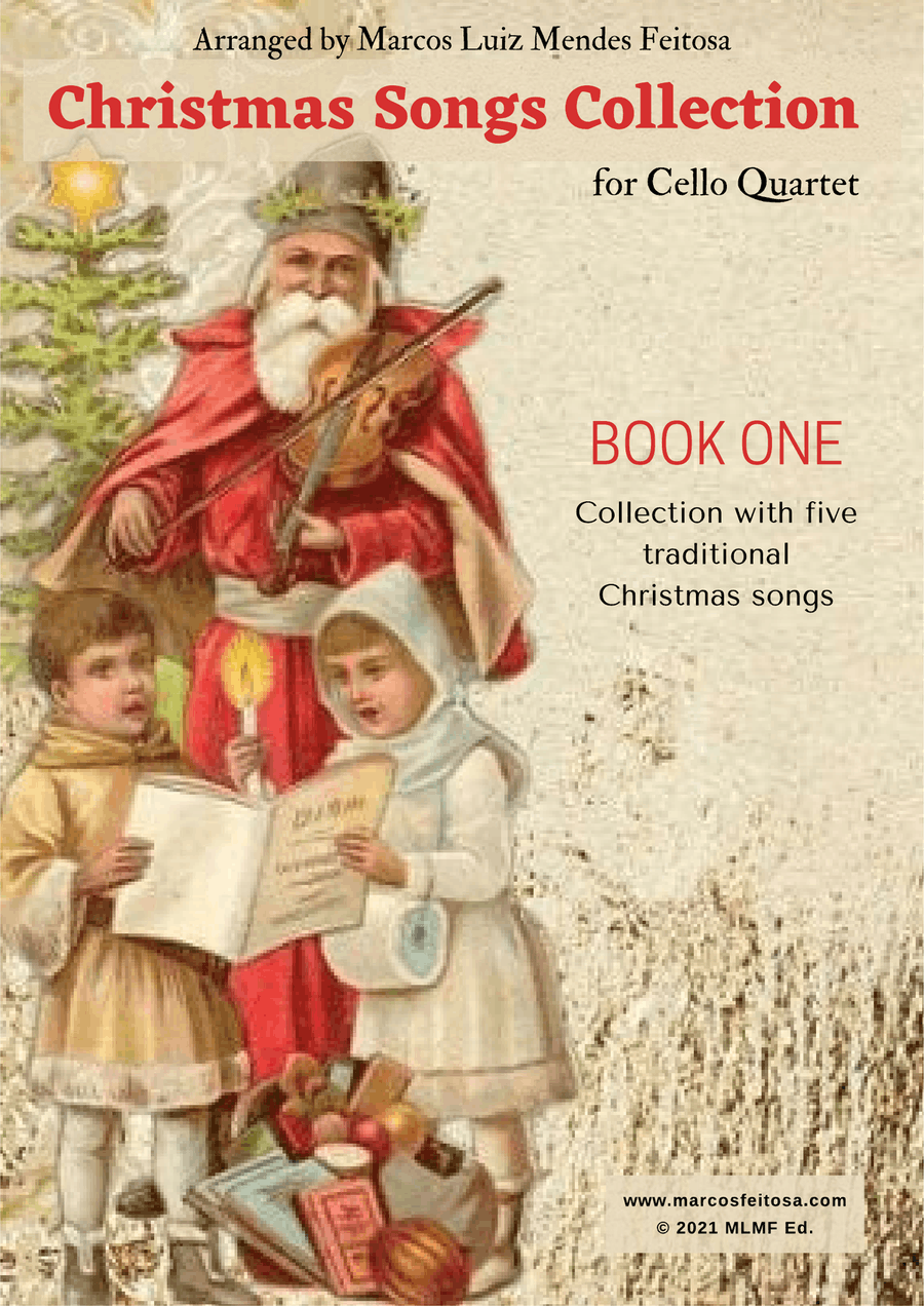Christmas Song Collection (for Cello Quartet) - BOOK ONE String Quartet scores gallery preview page 1