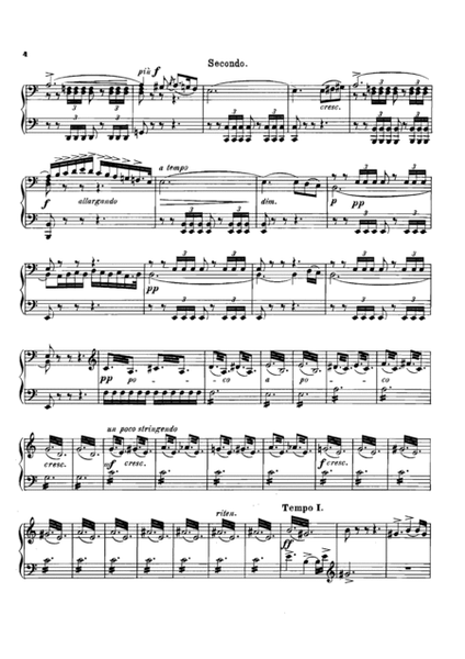 Tchaikowsky Italian Capriccio, for piano duet(1 piano, 4 hands), PT803