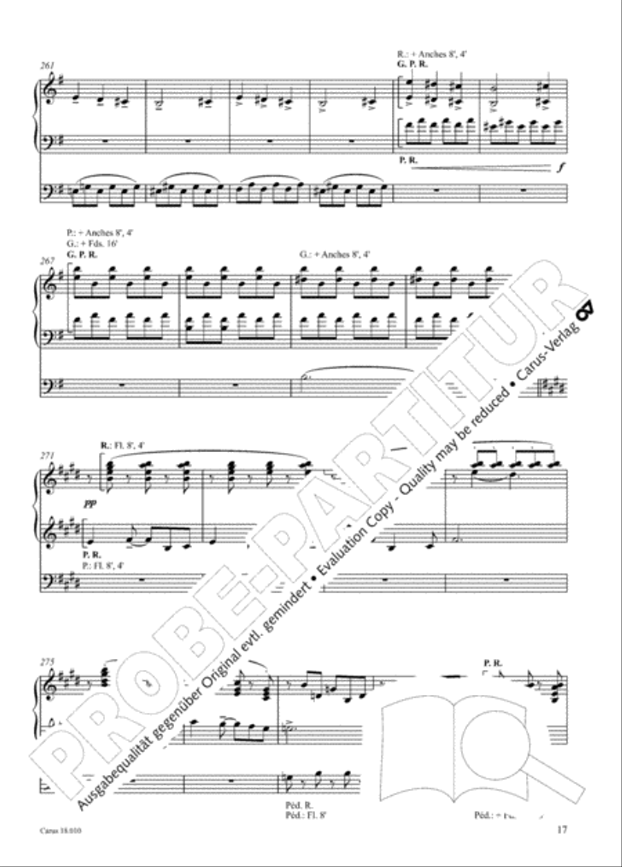 Danse (Tarantelle styrienne) Organ scores gallery preview page 18