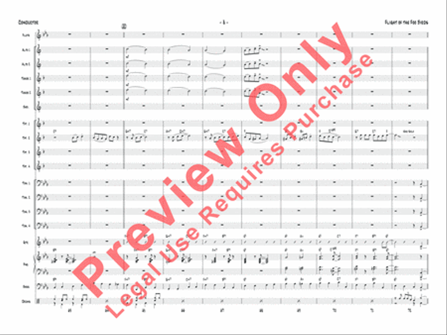 Flight of the Foo Birds Jazz Ensemble scores gallery preview page 25