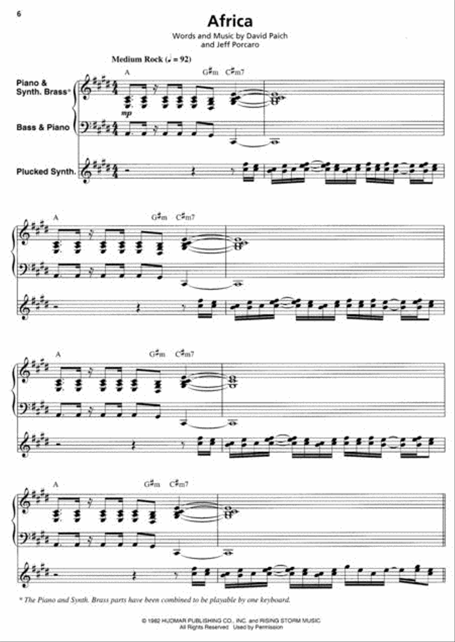 Pop/Rock Pop/Rock Piano scores gallery preview page 2