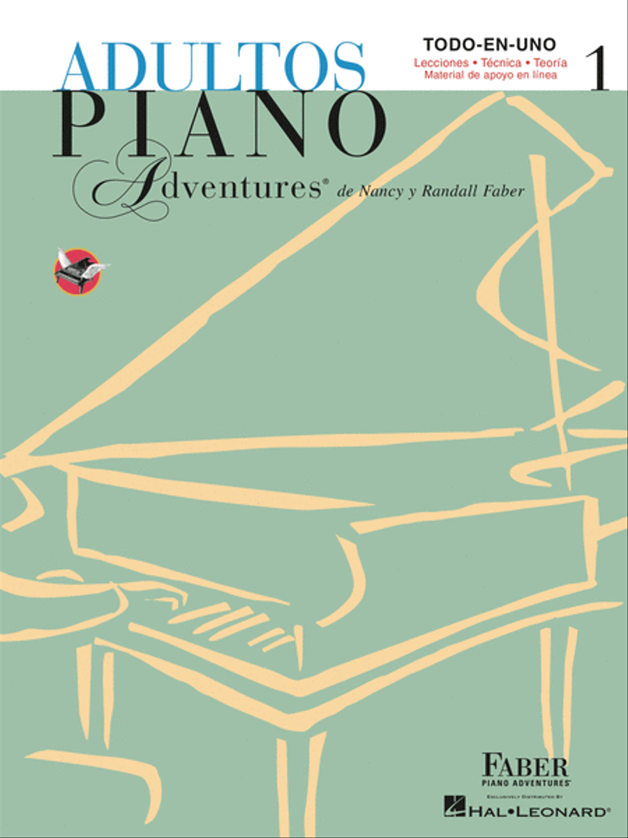 Book cover for Adultos Piano Adventures Libro 1