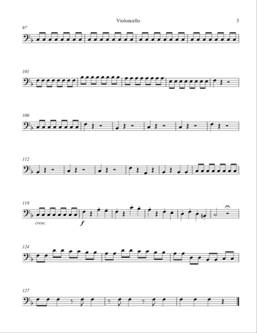 Exultate, jubilate I. String Orchestra scores gallery preview page 6