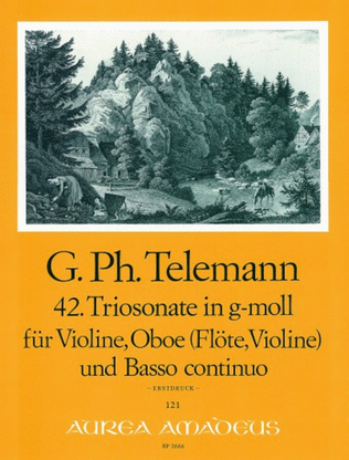 Book cover for 42nd Trio sonata G minor
