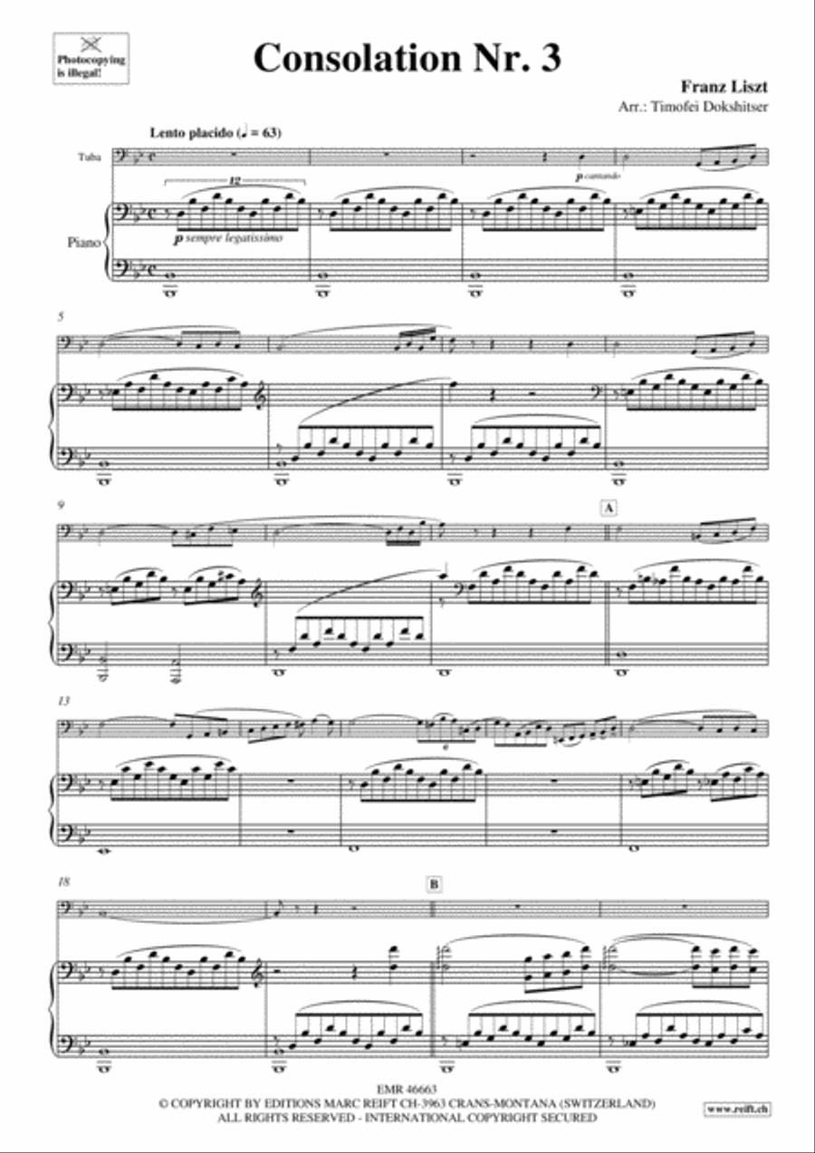 Consolation No. 3 Consolation No. 3 Tuba scores gallery preview page 3