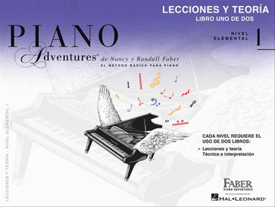 Lecciones y Teoría – Libro Uno de Dos Nivel Elemental 1 Piano Method scores gallery preview page 1