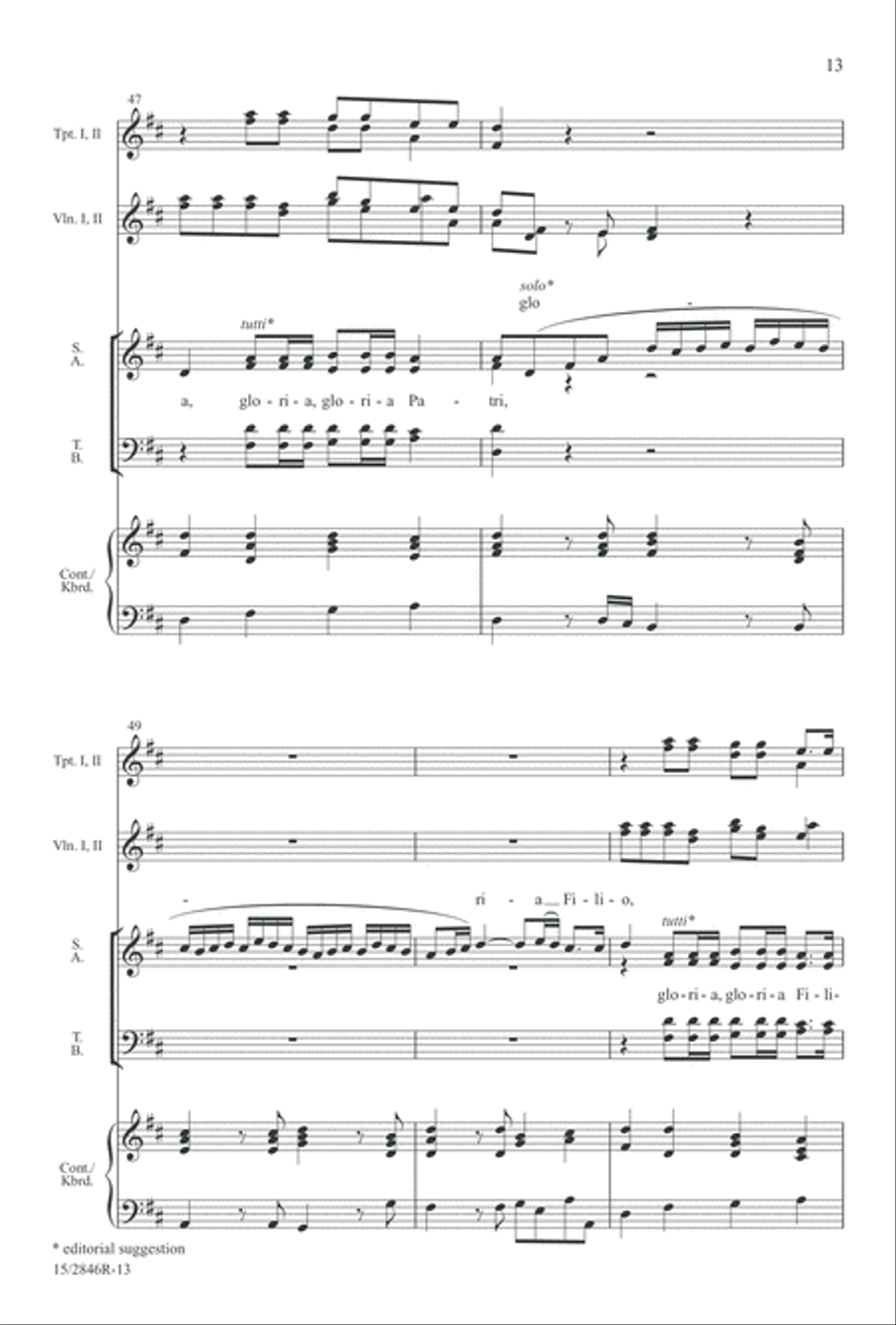 Nunc dimittis 4-Part scores gallery preview page 13