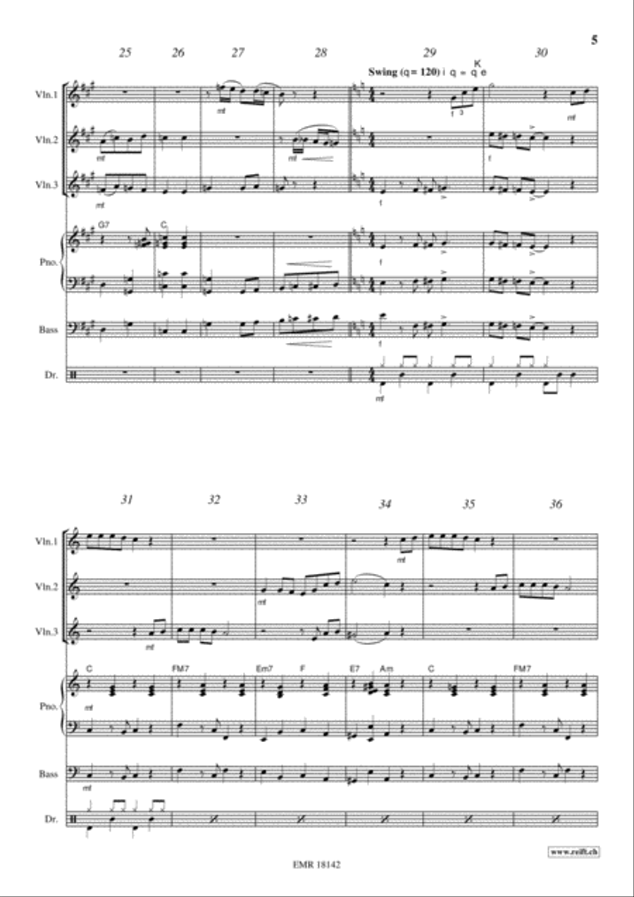 Yankee Doodle Violin scores gallery preview page 5