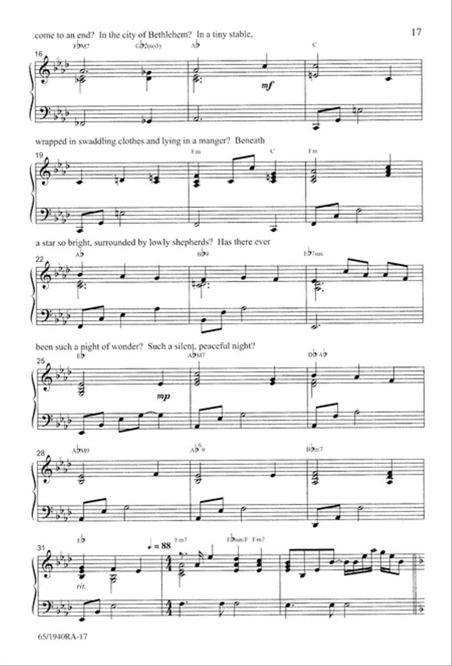 We Will Know Peace 3-Part scores gallery preview page 19