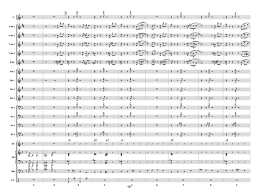 Walkin' The Blues Jazz Ensemble scores gallery preview page 12