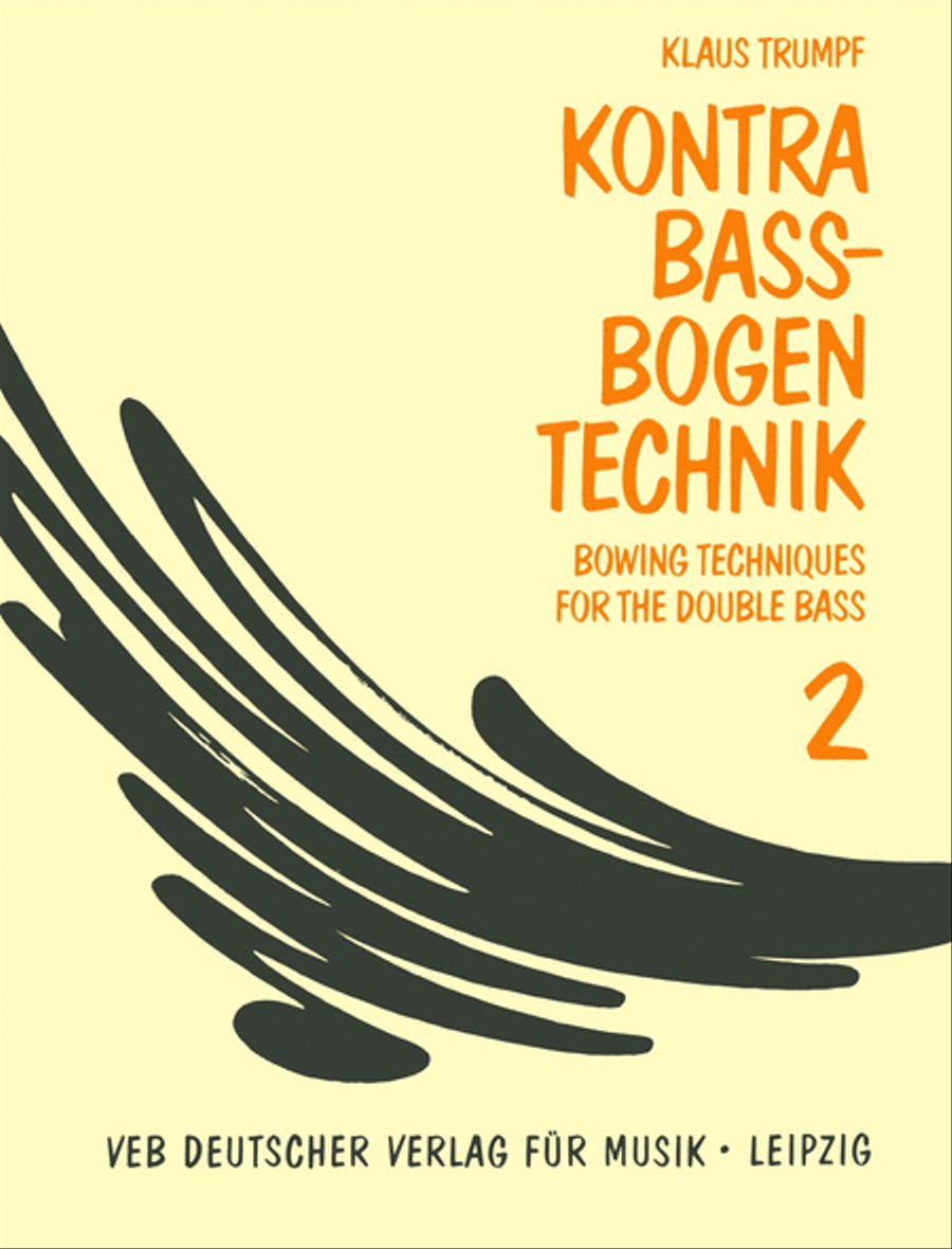Bowing Techniques for the Double Bass Double Bass scores gallery preview page 1