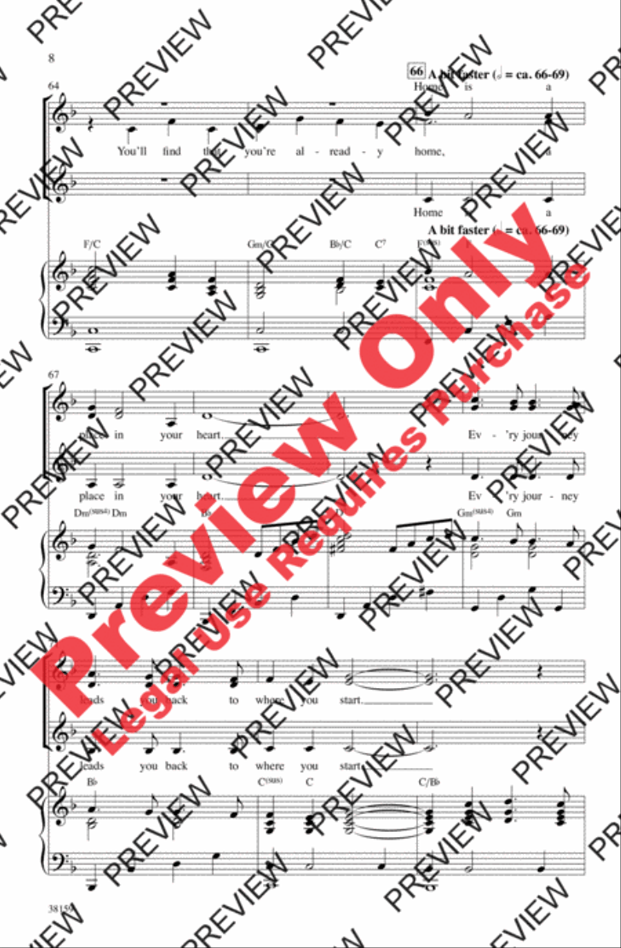 Already Home Women's Choir scores gallery preview page 8