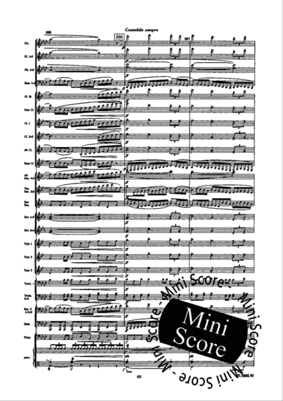 Wald Sinfonie Concert Band scores gallery preview page 71