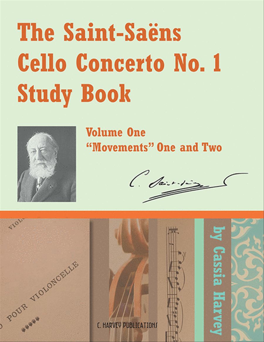 The Saint-Saens Cello Concerto No. 1 Study Book, Part One Cello Solo scores gallery preview page 1
