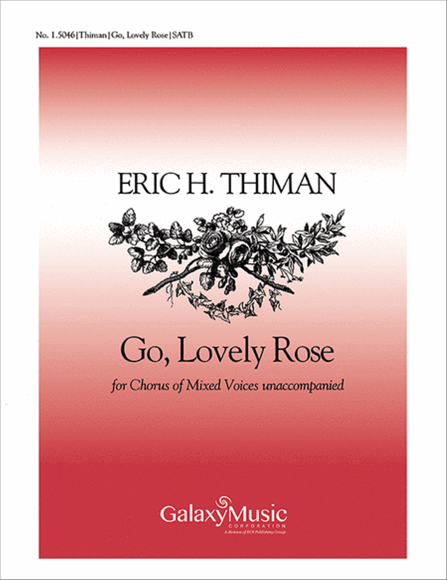 Go, Lovely Rose Go, Lovely Rose 4-Part scores gallery preview page 1