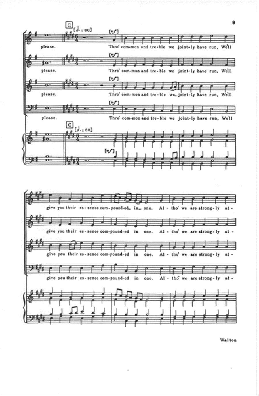 Modern Music 4-Part scores gallery preview page 9
