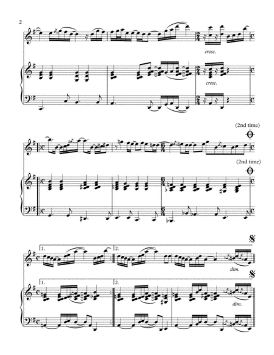 Happy New Year Violin Solo scores gallery preview page 3