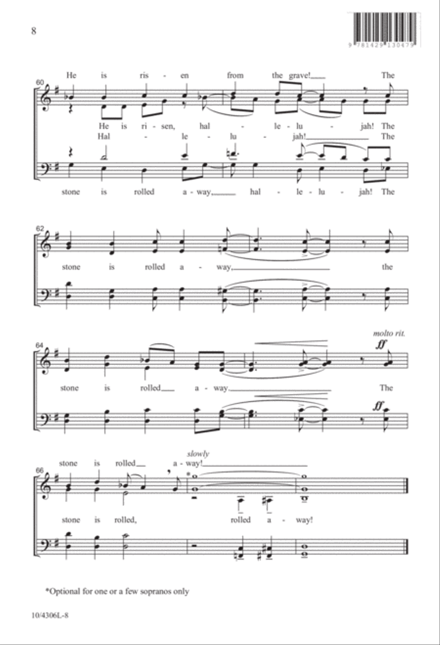 The Stone Is Rolled Away The Stone Is Rolled Away 4-Part scores gallery preview page 8