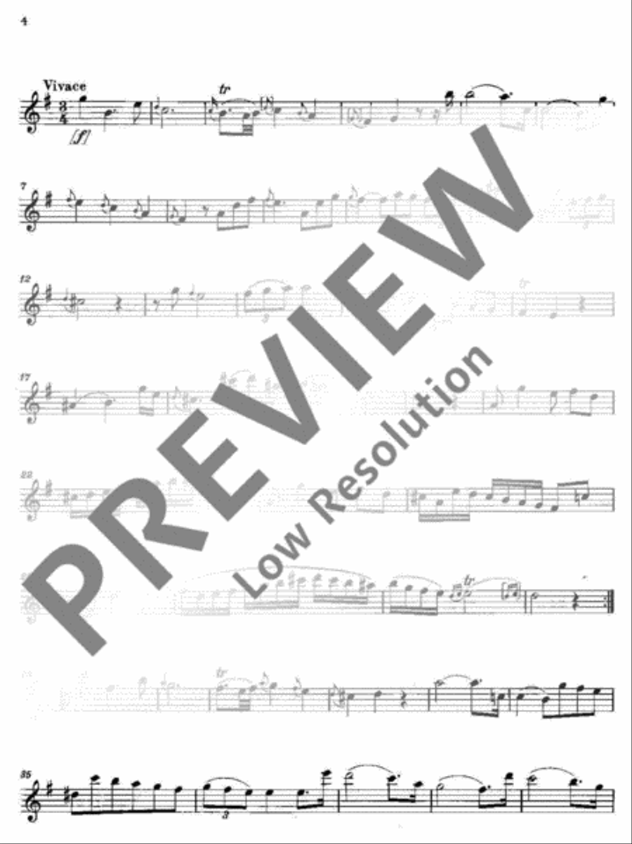 Sonata G major Sonata G major Flute scores gallery preview page 18