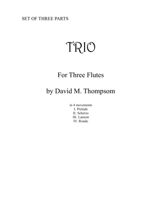 Book cover for Trio for Three Flutes